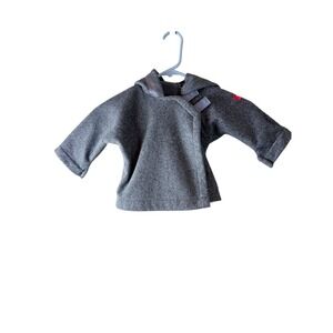 Widgeon Baby Boys Girls Gray Warmplus Fleece Hooded Jacket PolarTec Size 6M